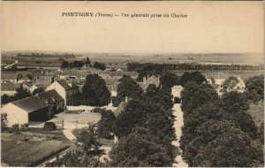 CPA PONTIGNY - Vue générale prise du clocher (147143)