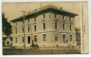 Federal Building Court House Post Office Florence South Carolina RPPC postcard