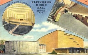 Kleinhans Music Hall - Buffalo, New York NY Postcard