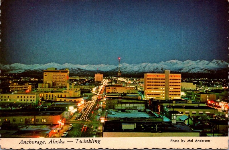 Alaska Anchorage At Twilight