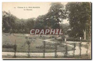 Old Postcard Chateau de Malmaison The Rose Garden