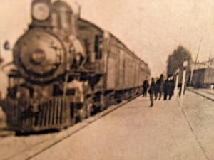 Postcard View of  Northwestern Depot and Train Station , Belvedere, IL  1910  Y1