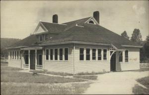 Ellsworth Area? Green Lake ME US Fish Station c1910 Real Photo Postcard