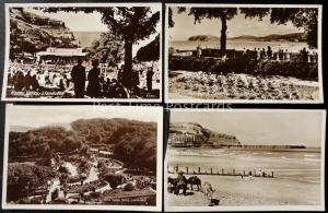 North Wales: Llandudno, Interesting Collection od 4 c1930's RP Postcard