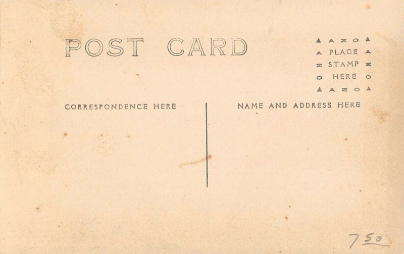 Okla farmer in Studio car Real photo postcard AS135