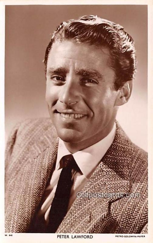 Peter Lawford Movie Star Actor Actress Film Star Unused 