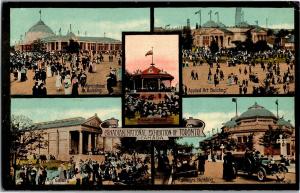 Multi View Canadian National Exhibition Toronto Canada Vintage Postcard Q34