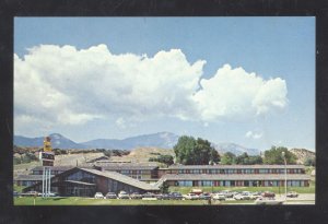 COLORADO SPRINGS COLORADO PALMER HOUSE MOTEL OLD CARS ADVERTISING POSTCARD