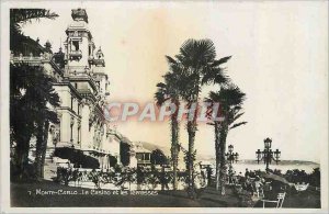 Old Postcard the Monte Carlo Casino and the Terraces