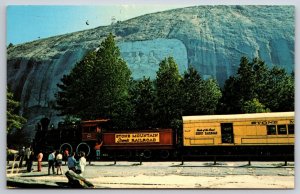 Scenic Railroad Stone Mountain Georgia GA UNP Unused Chrome Postcard A13