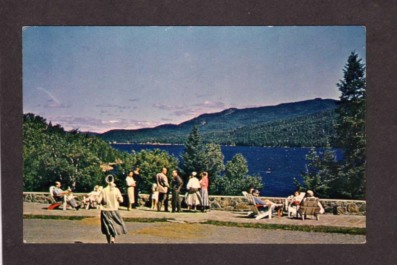 QC Manoir Pinoteau Lake Tremblant Montreal Quebec Postcard Canada Carte Postale