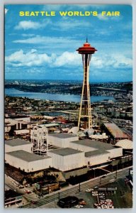 1962  Seattle World's Fair  Space Needle  Washington   Postcard