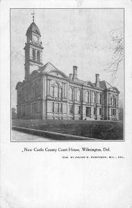 court house new castle county wilmington delaware L4636 antique postcard