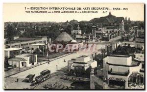 Postcard Ancient Arts Decoratifs Paris International Exhibition in 1925 Panor...