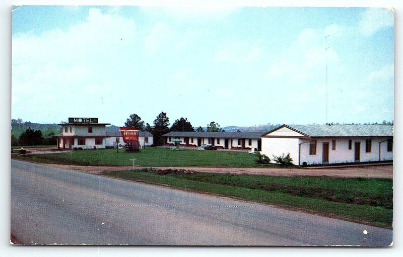 1950s ATHENS GA ATHENS MOTEL GEORGIA US 441 AAA ROADSIDE TRAVEL POSTCARD P2298