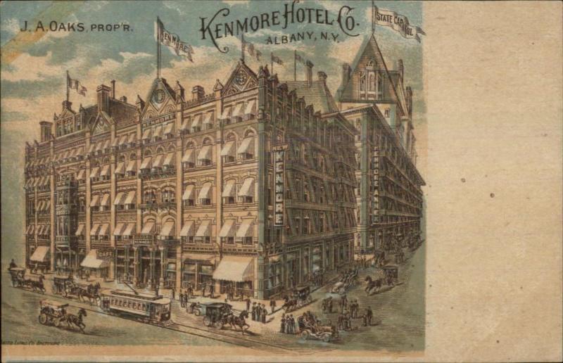 Albany NY Kenmore Hotel Co c1905 Postcard