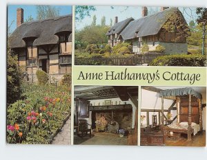 Postcard Anne Hathaway's Cottage, Stratford-upon-Avon, England