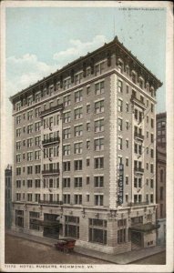 Richmond VA Hotel Ruegers Detroit Pub No. 71170 c1910 Vintage Postcard