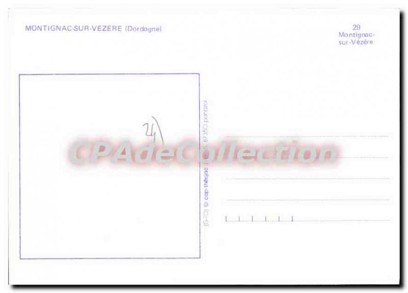 Postcard Modern Montignac-sur-VEZERE