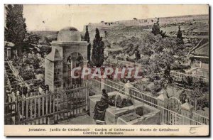 Israel - Jerusalem - Garden of Gethsemane - Garden of Gethsemane- Old Postcard