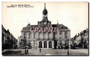 Old Postcard The high-Marne Chaumont instead of I City Hotel