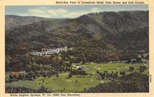 Greenbrier Hotel, Club House, Golf Course, White Sulphur Springs, WV
