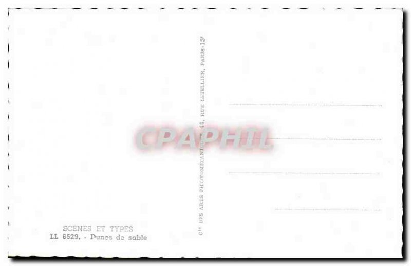 Old Postcard Scenes and sand dunes Types