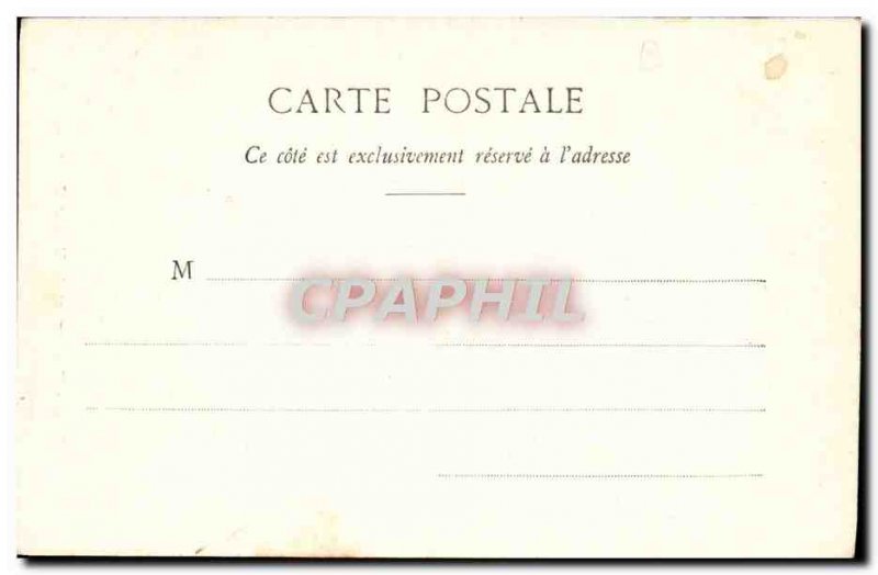 Old Postcard From Paris Monument Victor Hugo