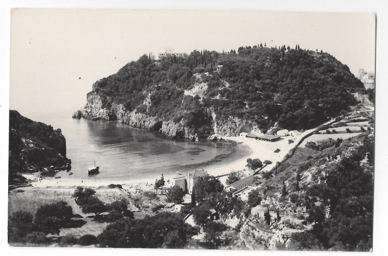 RPPC Greece Corfu Paleokastritza Ionian Isle Michel Cocalis