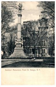 18082  NY Owego  Soldier's Monument
