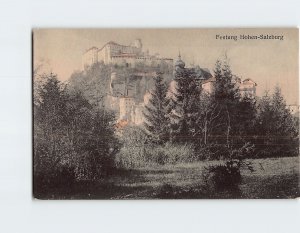 Postcard Festung Hohen Salzburg Austria