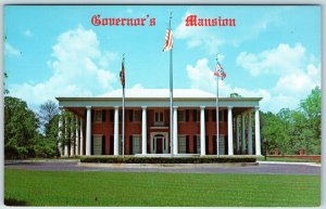 c1960s Atlanta, GA Governor's Mansion West Paces Ferry Road State Flag PC A240