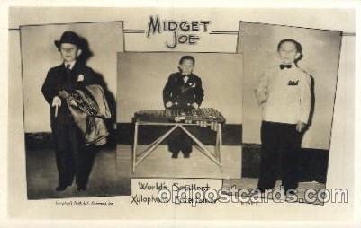 Midget Joe, Worlds Smallest Xylophone Entertainer, Smallest Person, Midget, C...