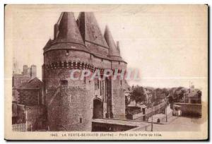 Old Postcard La Ferte Bernard (Sarthe) Profile City gate