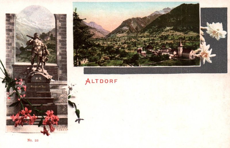 Altdorf, Germany - Two views of Altdorf - c1905