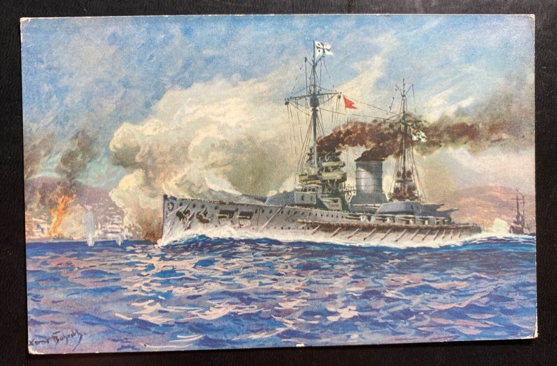 Mint Germany Picture Postcard PPC SM Linear Ship Cruiser Goeben 