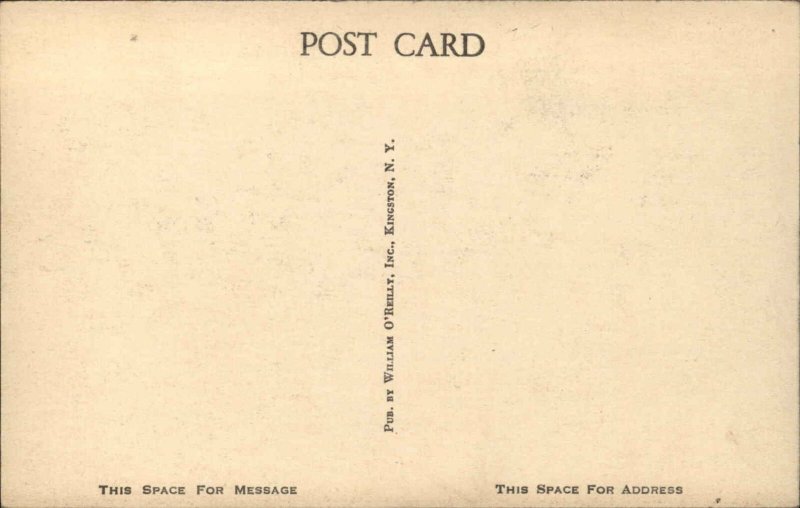 Kingston New York NY Edgewater Camp Catskills Vintage Postcard