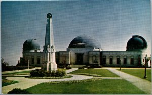 Vtg Griffith Park Observatory Mount Hollywood Los Angeles California CA Postcard