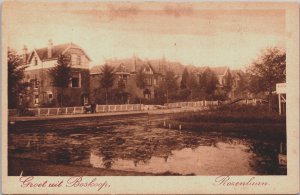 Netherlands Groet Uit Boskoop Rozenlaan Vintage Postcard C157