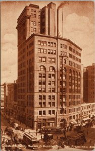 Chronicle Building San Francisco CA California Market Kearny Unused Postcard F55