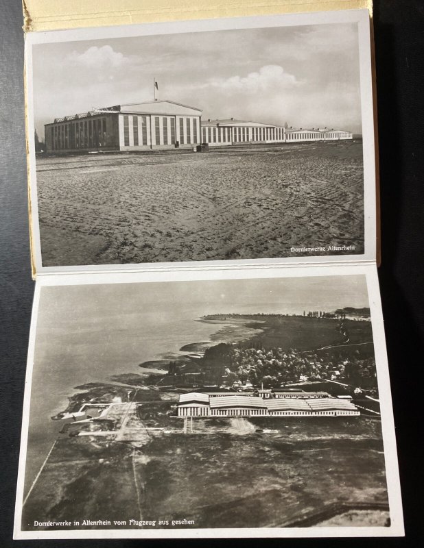 10 Original Dornier DOX Seaplane Flying Boat Photos RPPC Postcards