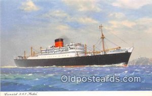 Cunard RMS Media Ship Unused 