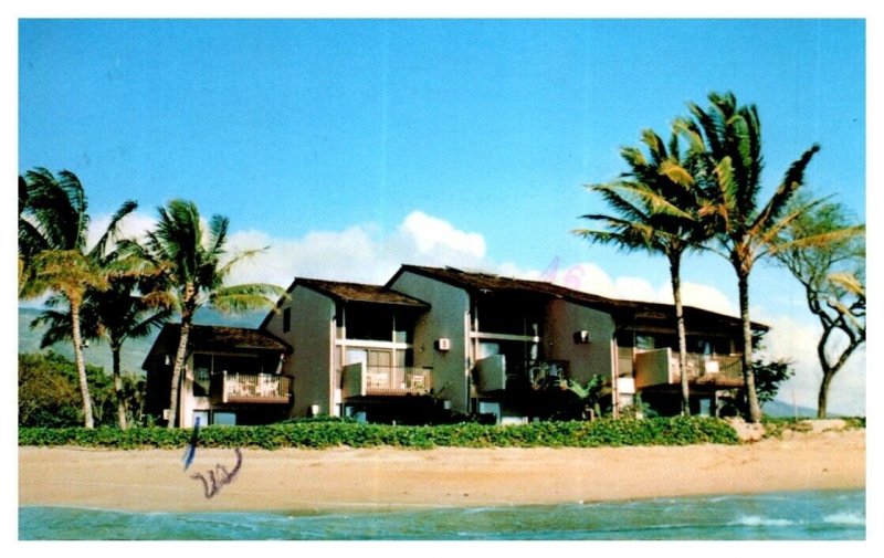 Makani A Kai Resort Maalaea Village Maui Hawaii Postcard Posted 1986