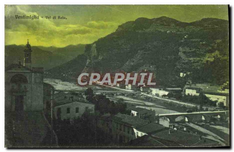 Old Postcard Ventimiglia Val di Roia