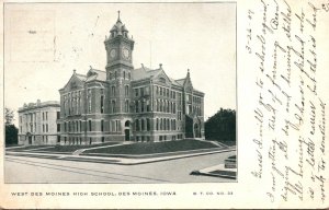 Iowa Des Moines West Des Moines High School 1907