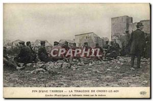 Old Postcard Police Detective Ending terror & # 39A The tragedy of Choisy le ...