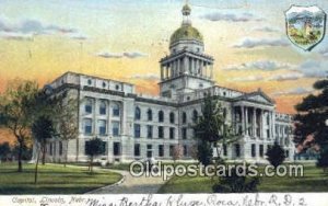 Lincoln, Nebraska, NE State Capital USA 1907 crease top edge, minor corner we...