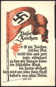 3rd Reich Forerunner Our Sign Unser Zeichen Deutsche Schulverein DSV 1920 111487