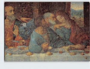 Postcard Last Supper (First group on the Right) By L. Da Vinci, Milan, Italy