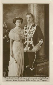 RPPC German Royalty Prince Ernst August & Bride Victoria Luise of Prussia 4567